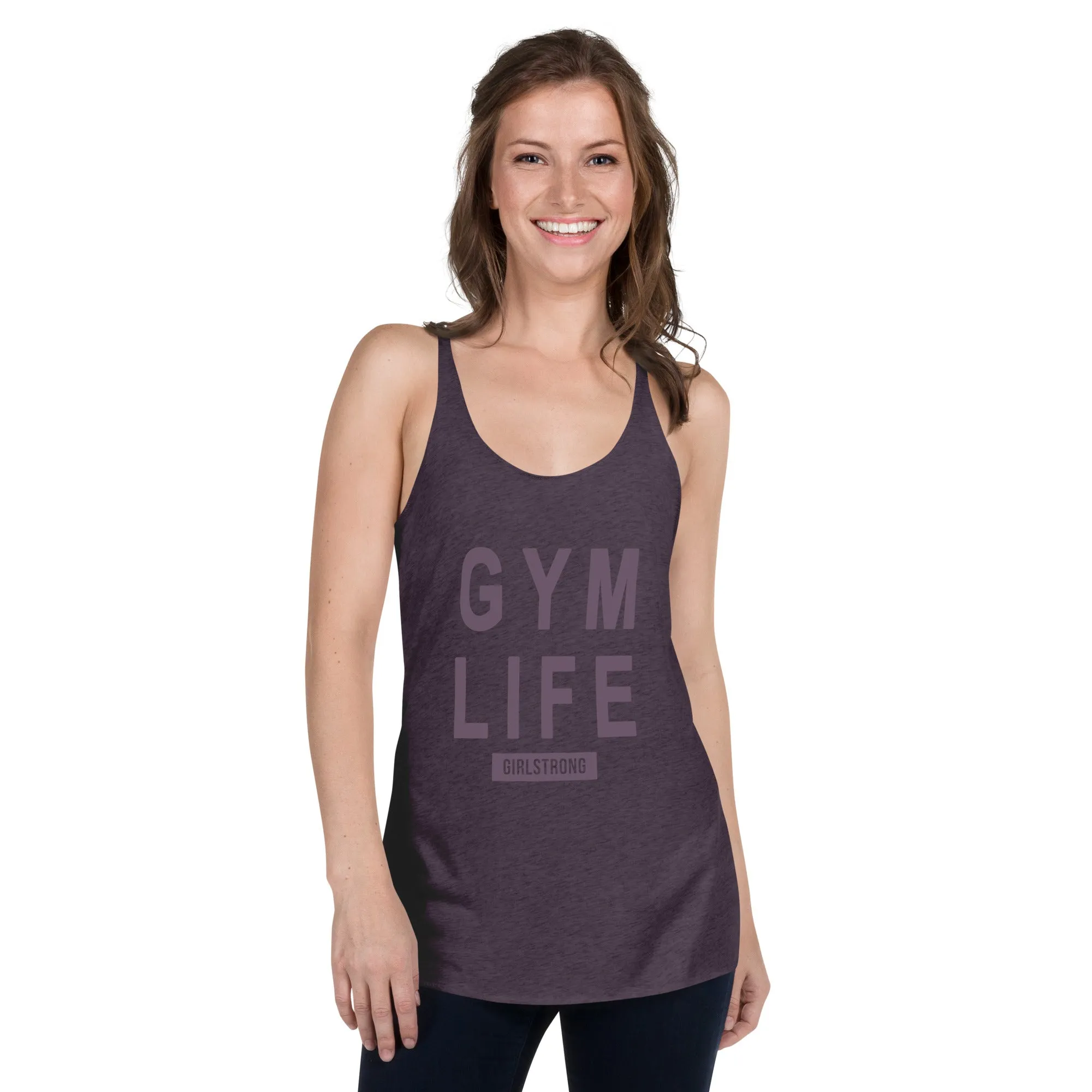 ELEVATED SCULPT RACERBACK PURPLE TANK TOP FOR WOMEN - GYM LIFE