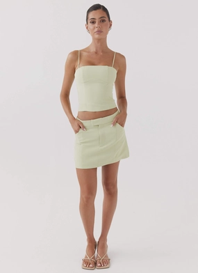 Universal Fit System Movement Ease Eliana Suit Mini Skirt - Green Zest