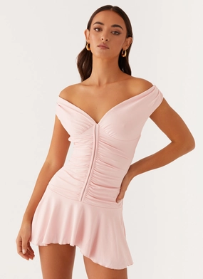 Trendy Appearance Elianna Mini Dress - Pink