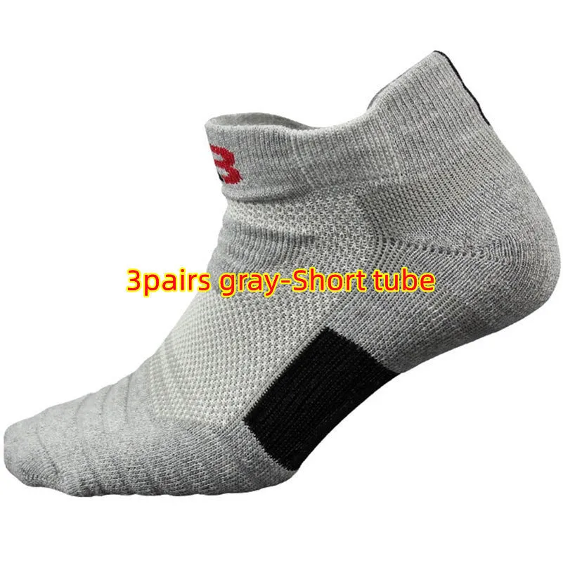 Elite  Sports Socks Low Cut Tube Basketball Thick Towel Boat Sweat-Absorbent Socks.