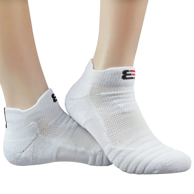 Elite  Sports Socks Low Cut Tube Basketball Thick Towel Boat Sweat-Absorbent Socks.