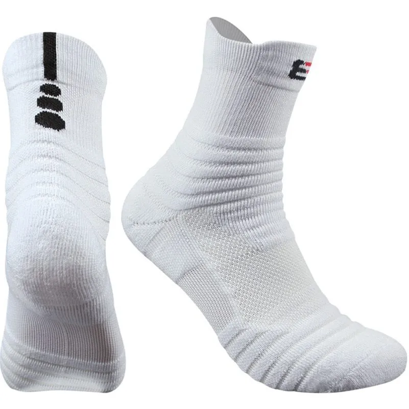 Elite  Sports Socks Low Cut Tube Basketball Thick Towel Boat Sweat-Absorbent Socks.
