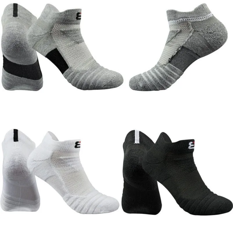 Elite  Sports Socks Low Cut Tube Basketball Thick Towel Boat Sweat-Absorbent Socks.