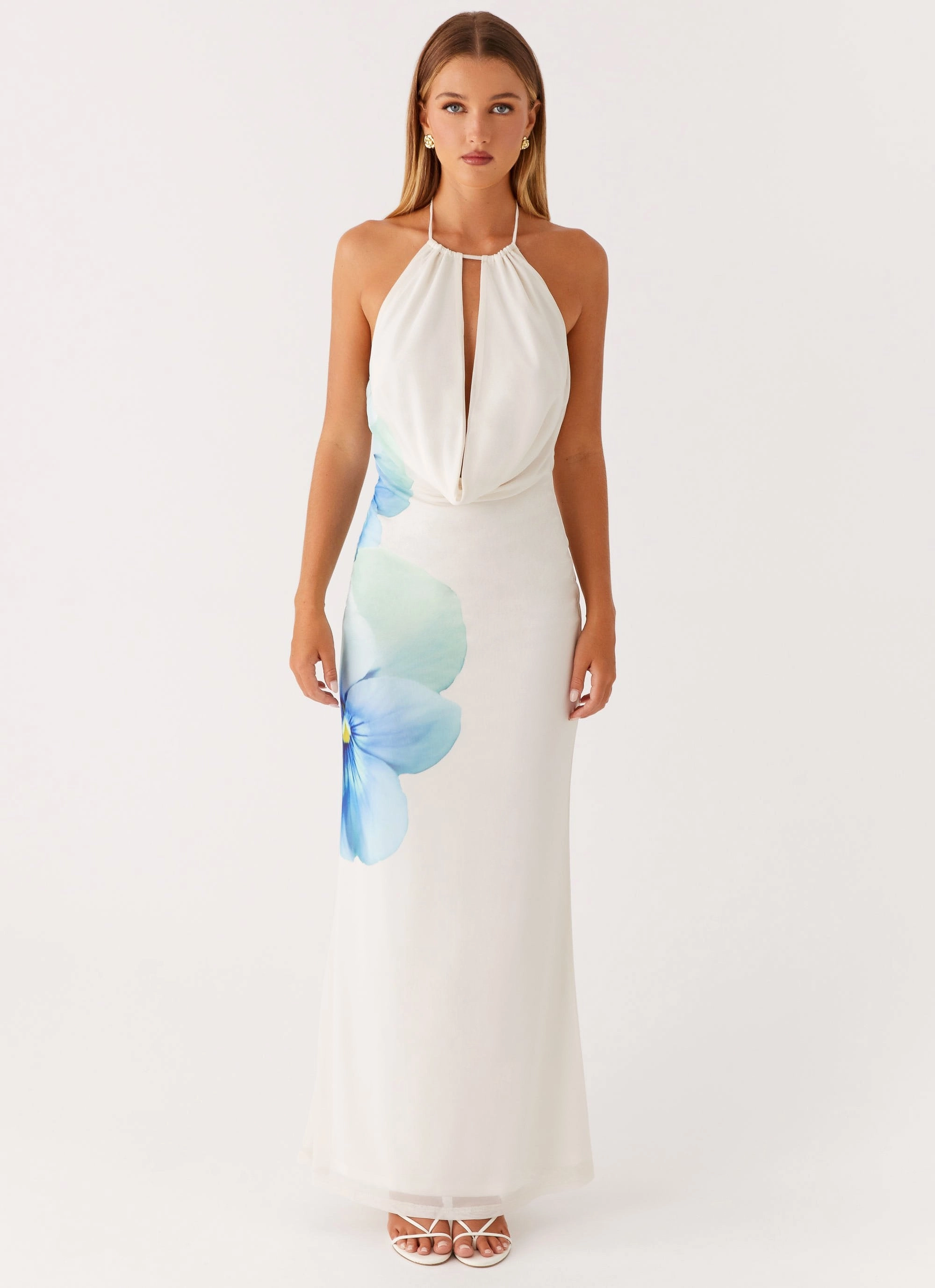 Chic Harmony Cozy Flex Elo Maxi Dress - Ivory