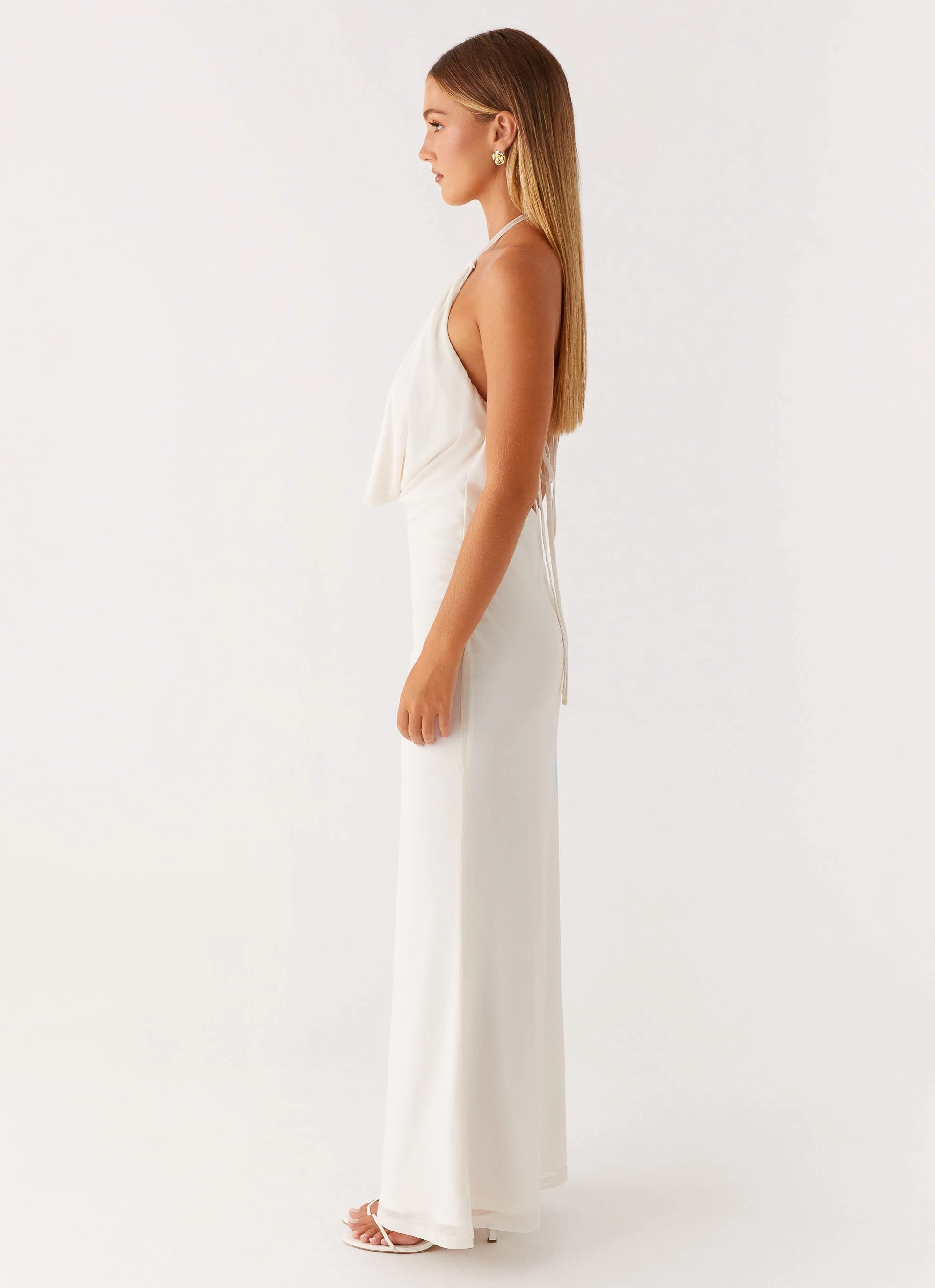 Relaxed Layers Elo Maxi Dress - Ivory