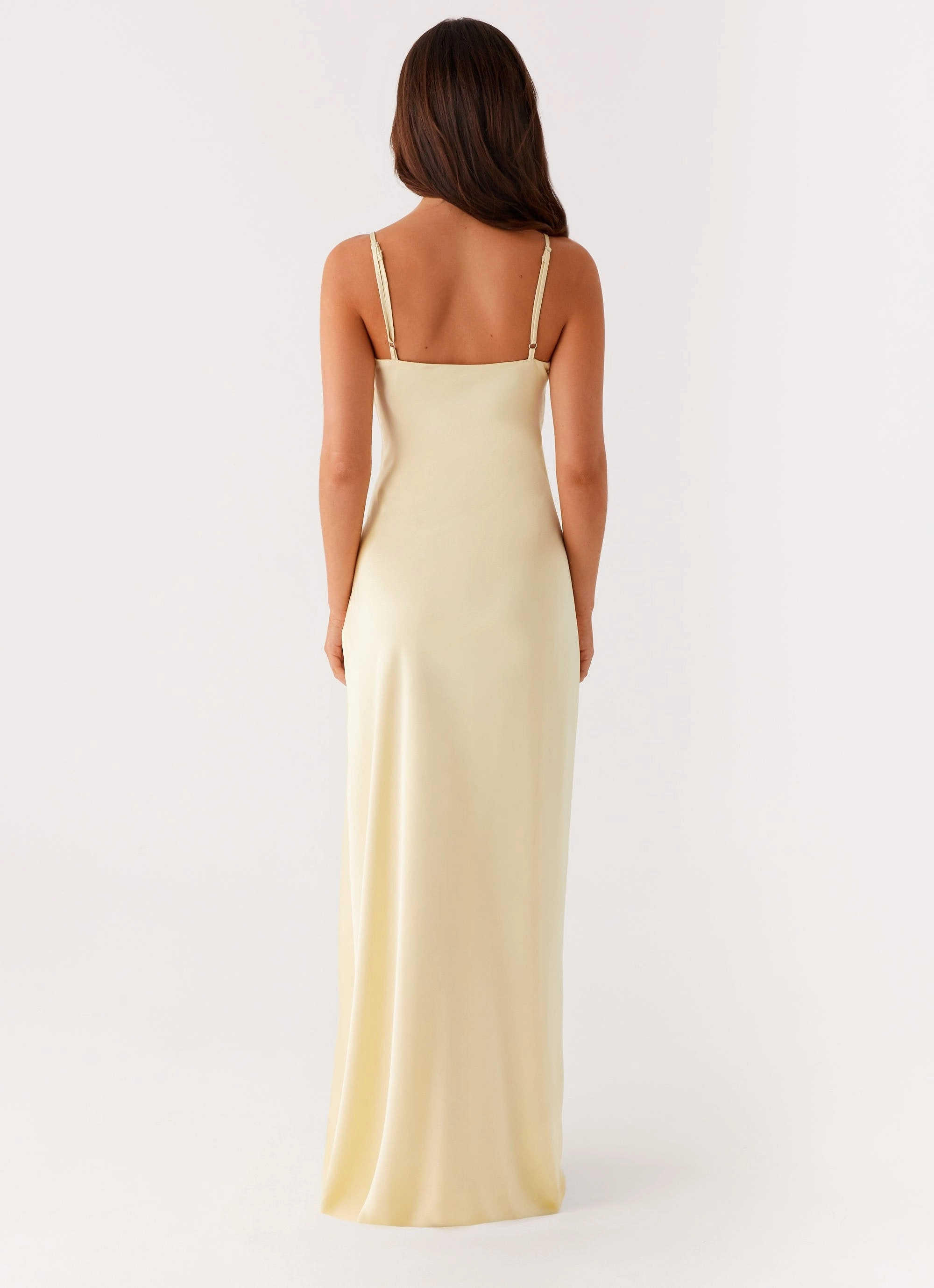 WrinkleResistantFinish animal-print Elona Maxi Dress - Baby Yellow