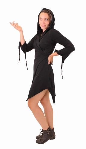 EcoFriendly Dye Elven Wrap Top