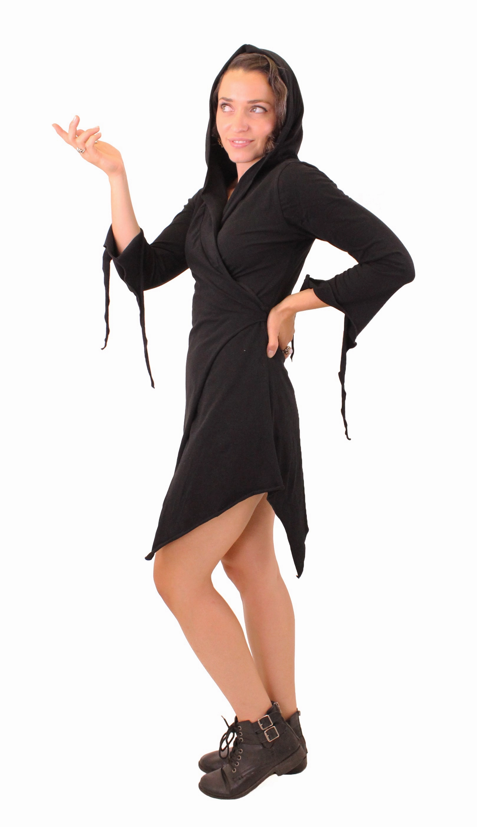 Adjustable Cuff System Warm Layer Elven Wrap Top