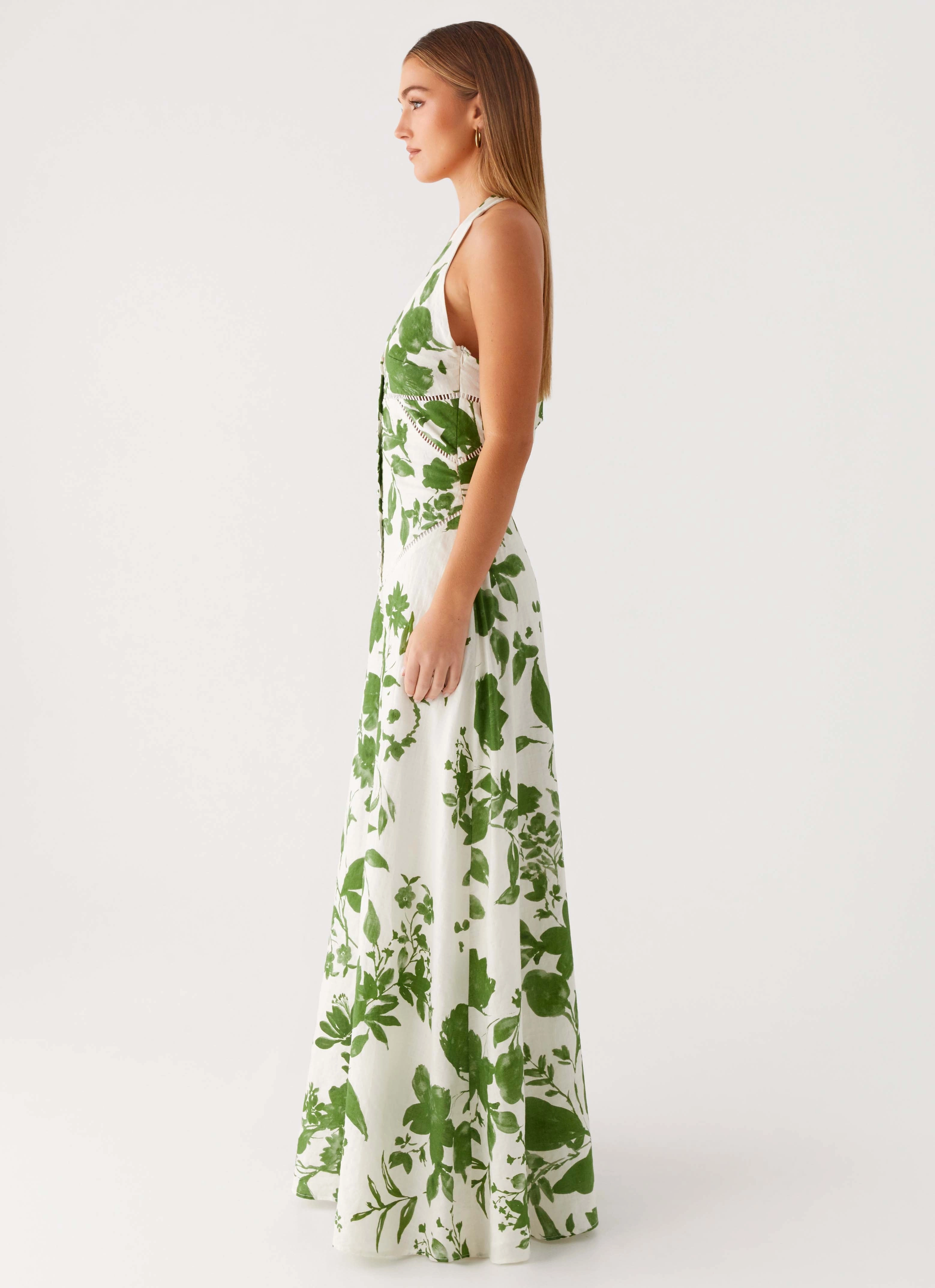 Calm Flow Ember Valley Maxi Dress - Verdant Bloom