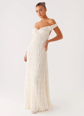 Pure Lines Embrace Maxi Dress - Ivory
