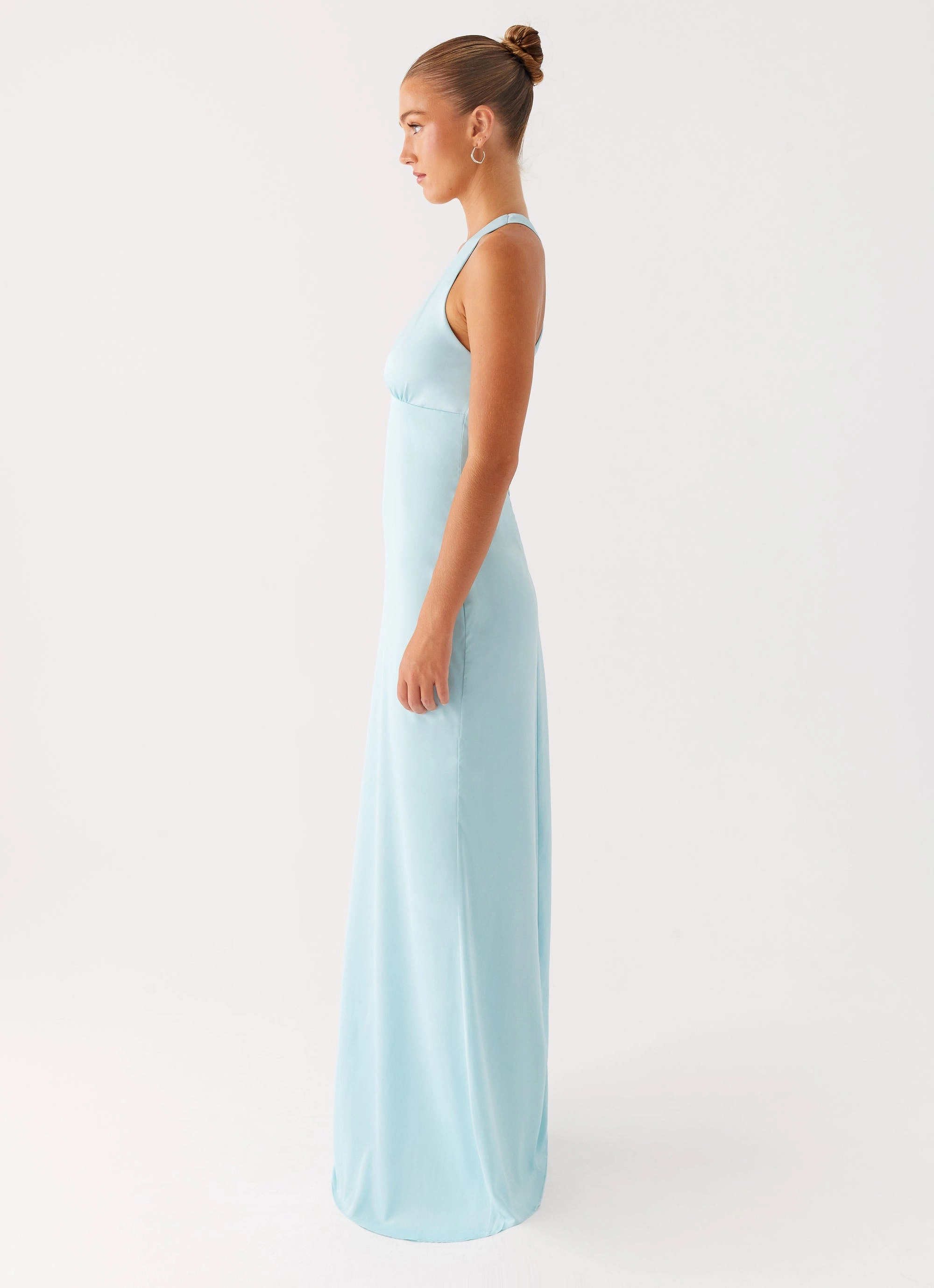 Desi Halterneck Maxi Dress - Mint Flawless Fit