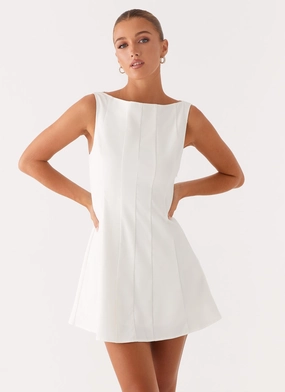 Bless Glow Everyday Piece Emelie Mini Dress - White