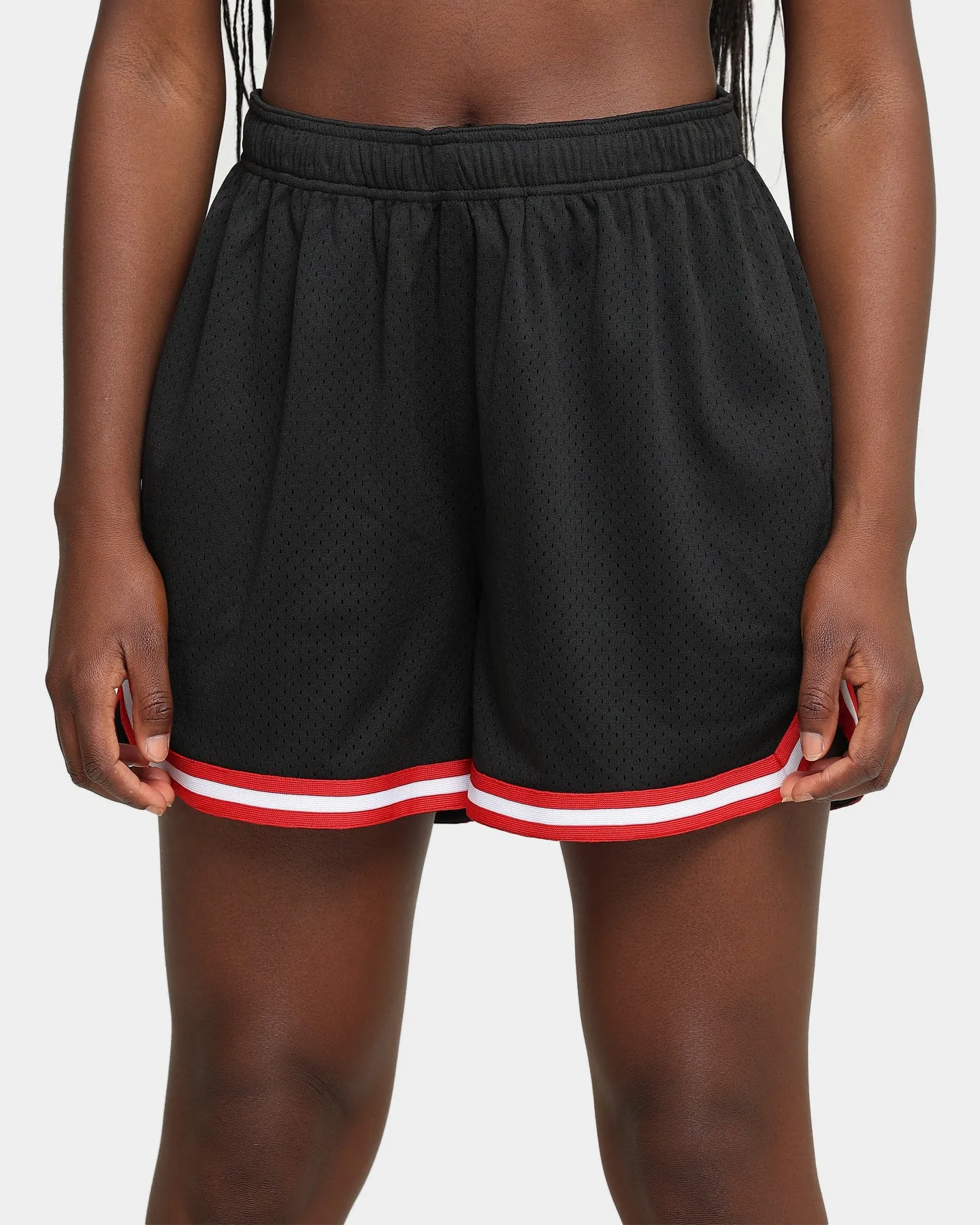 EN EN Women's Jump Basketball Shorts Black/Red/White
