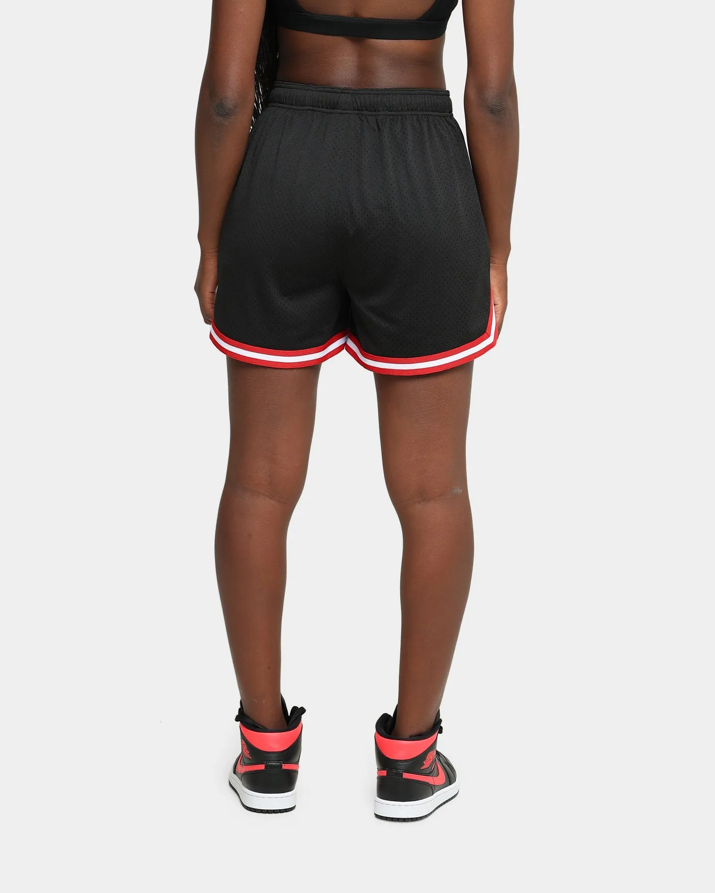 EN EN Women's Jump Basketball Shorts Black/Red/White