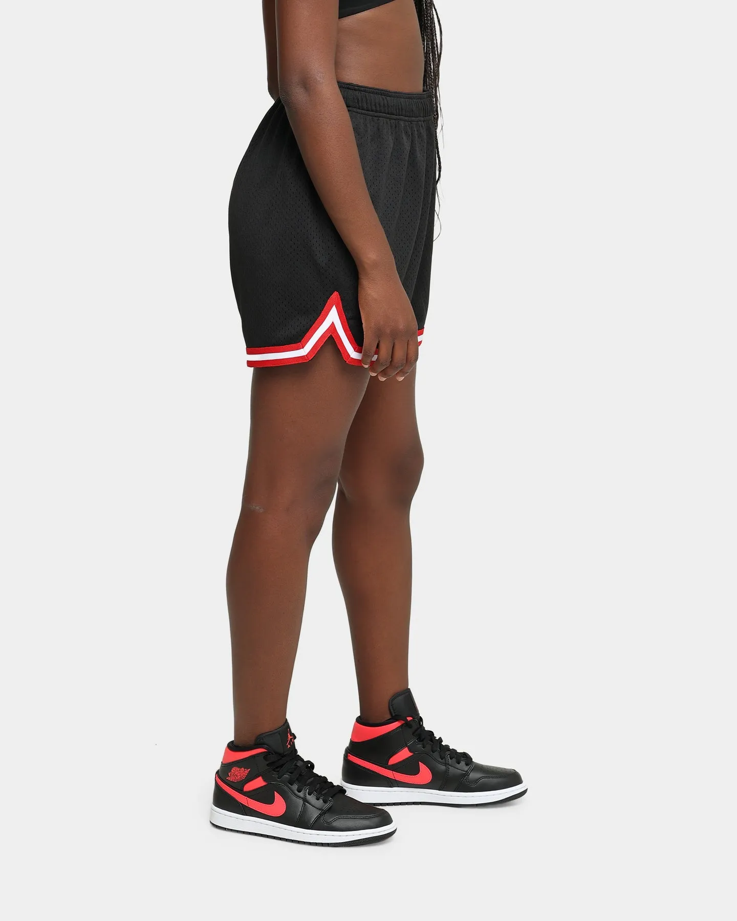 EN EN Women's Jump Basketball Shorts Black/Red/White