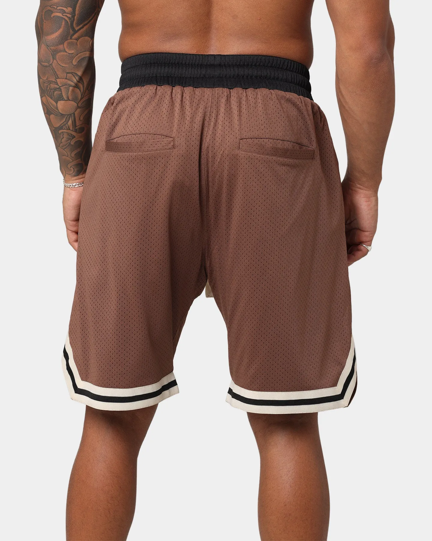 EN ES Rival Basketball Shorts Brown