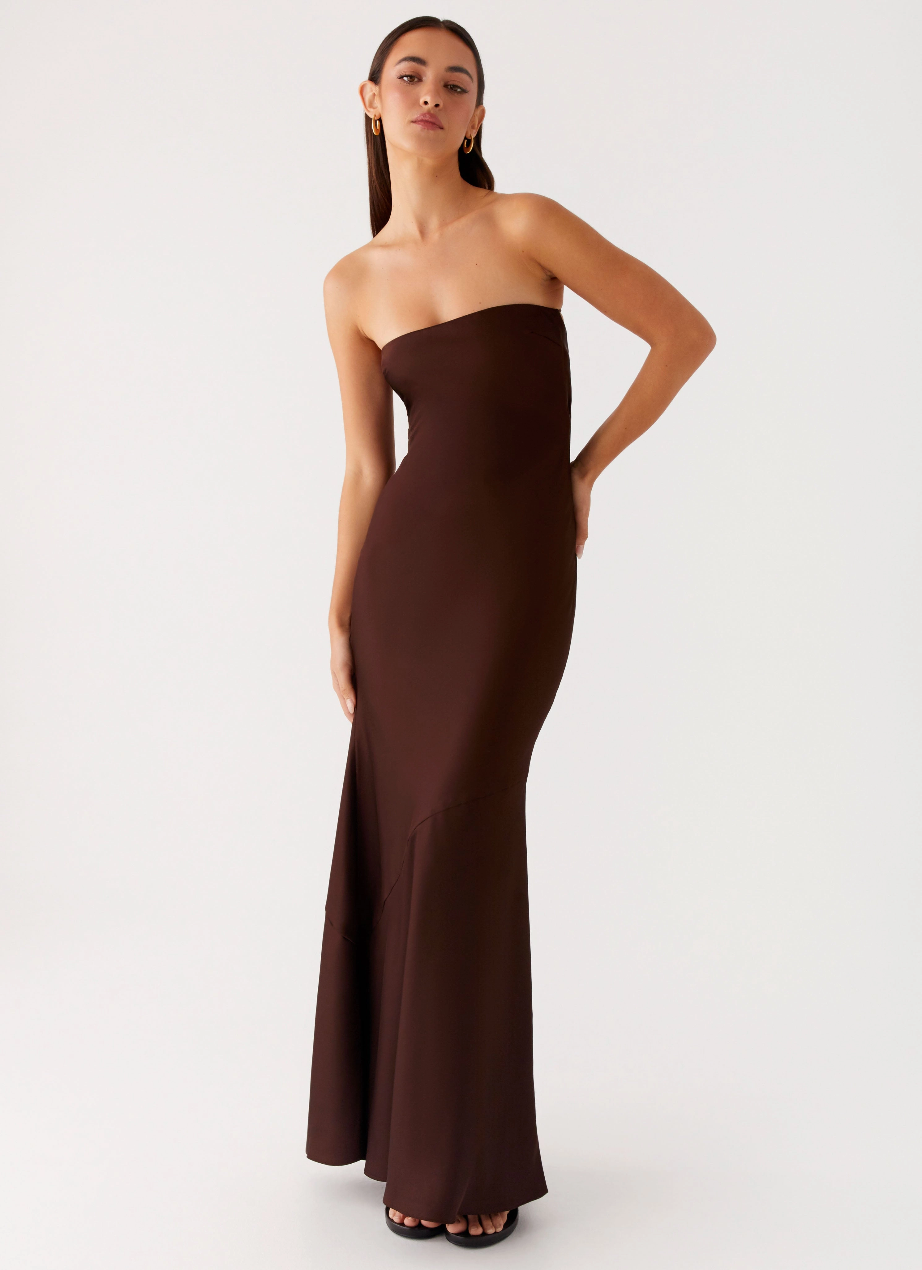 Endless Nights Maxi Dress - Chocolate Sophisticated Style
