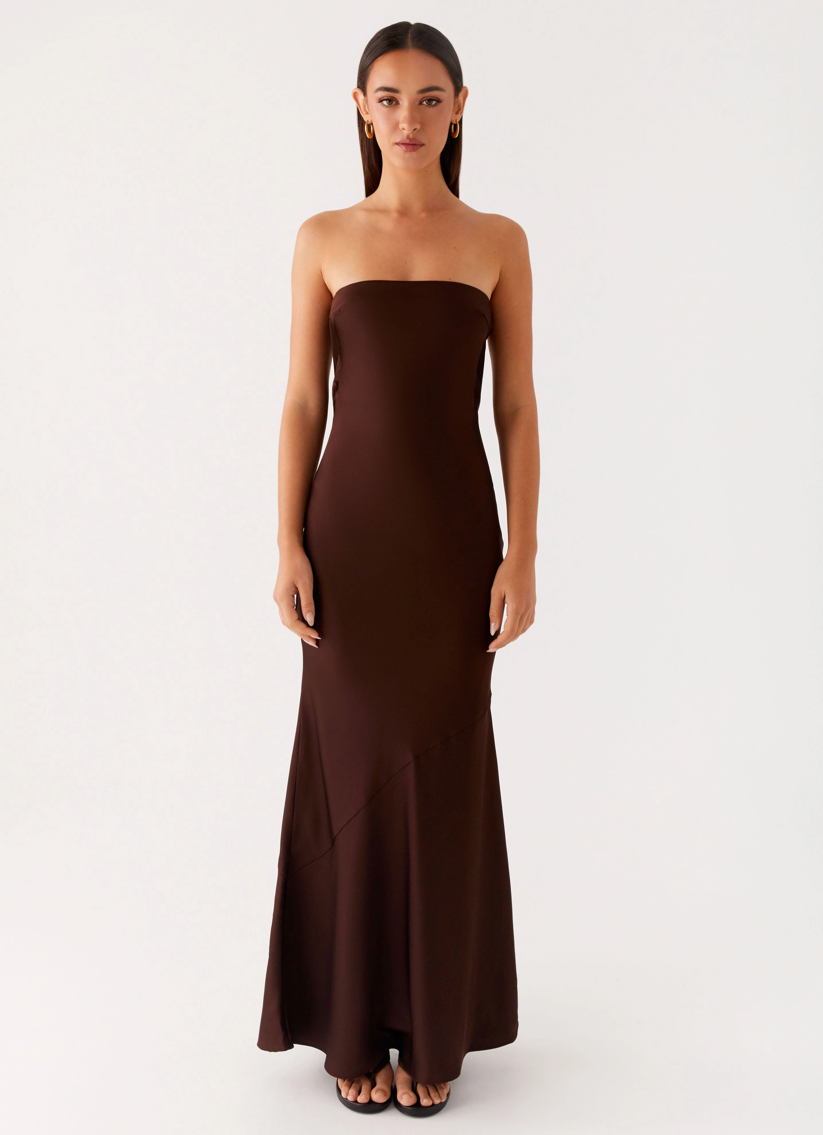 Endless Nights Maxi Dress - Chocolate Sister Glow Garden-Party