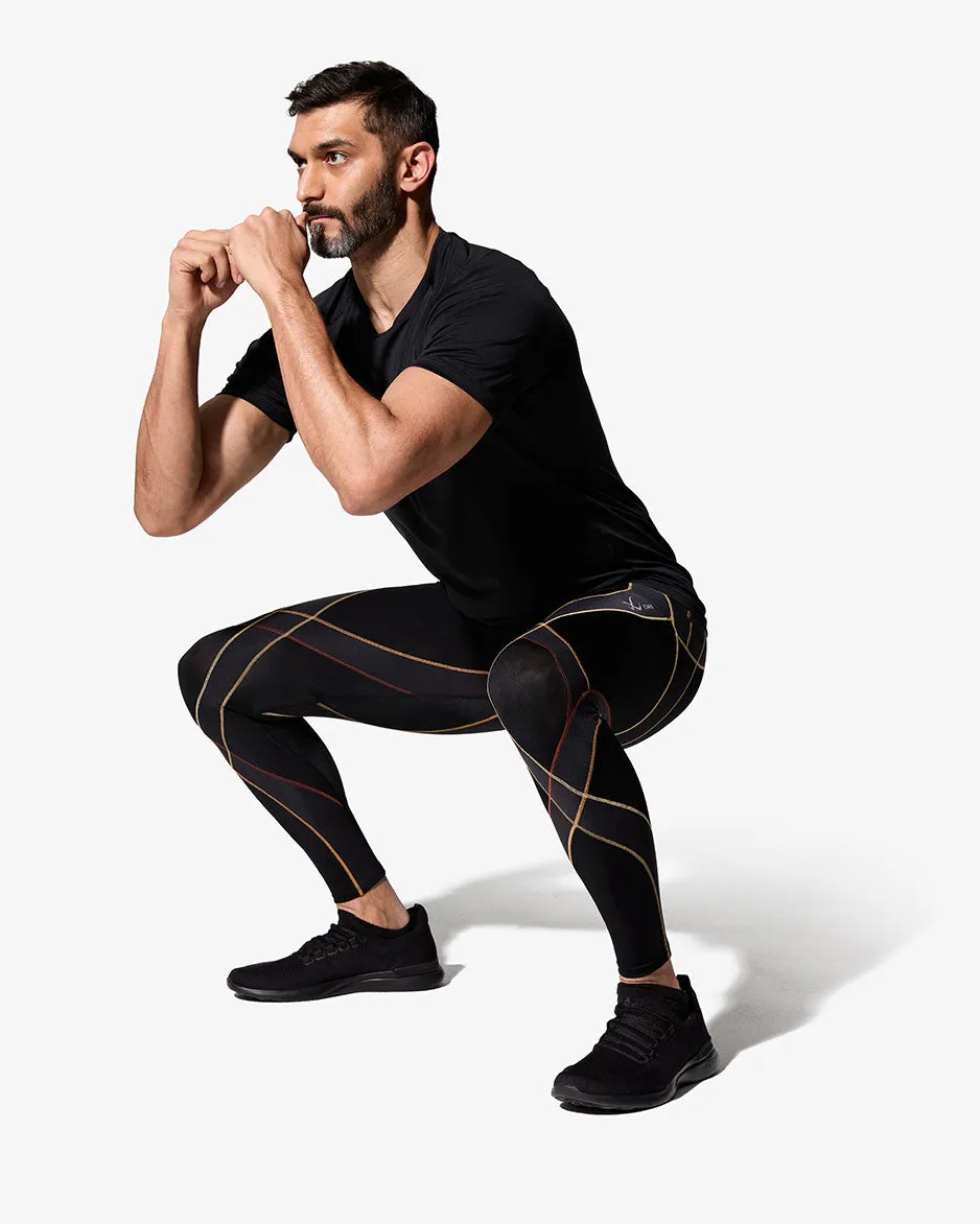 Endurance Generator Joint & Muscle Support Compression Tight: Men's Black/Umber