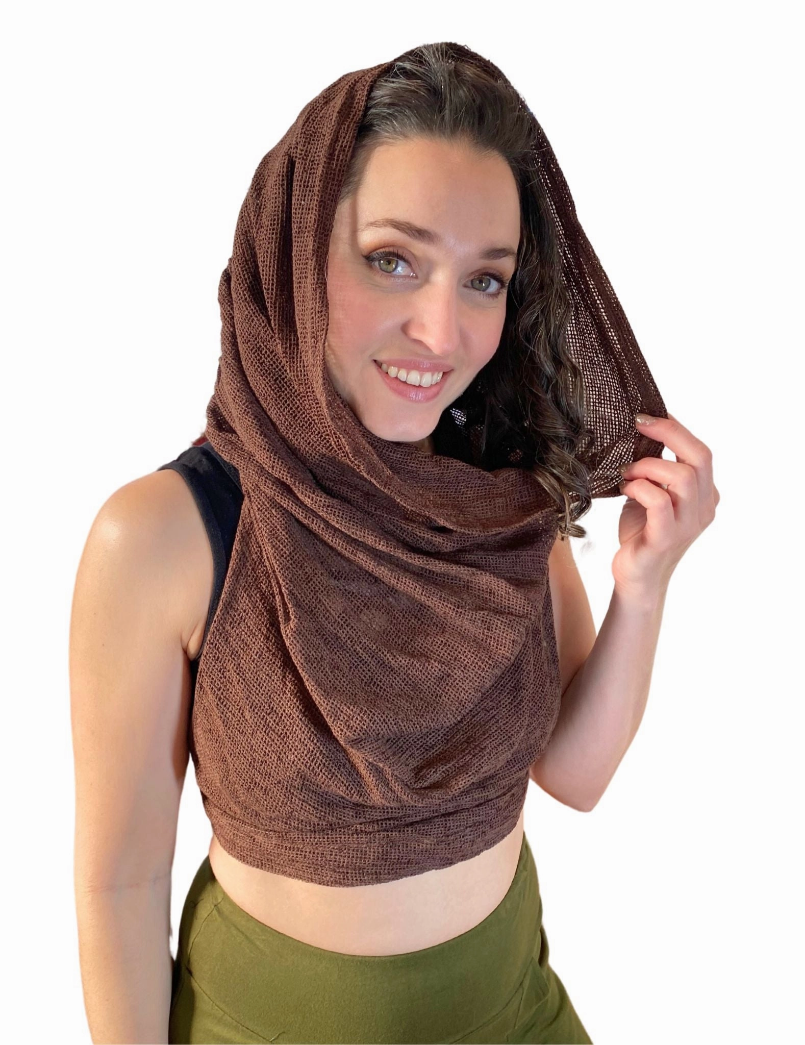 Enigma hood Top Loose Blouse