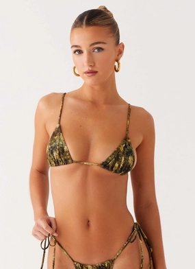 Soffa Bikini Top - Cyber Floral Movement Ready