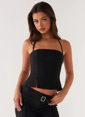 Dawny Top - Black Sweat Absorbing Lining