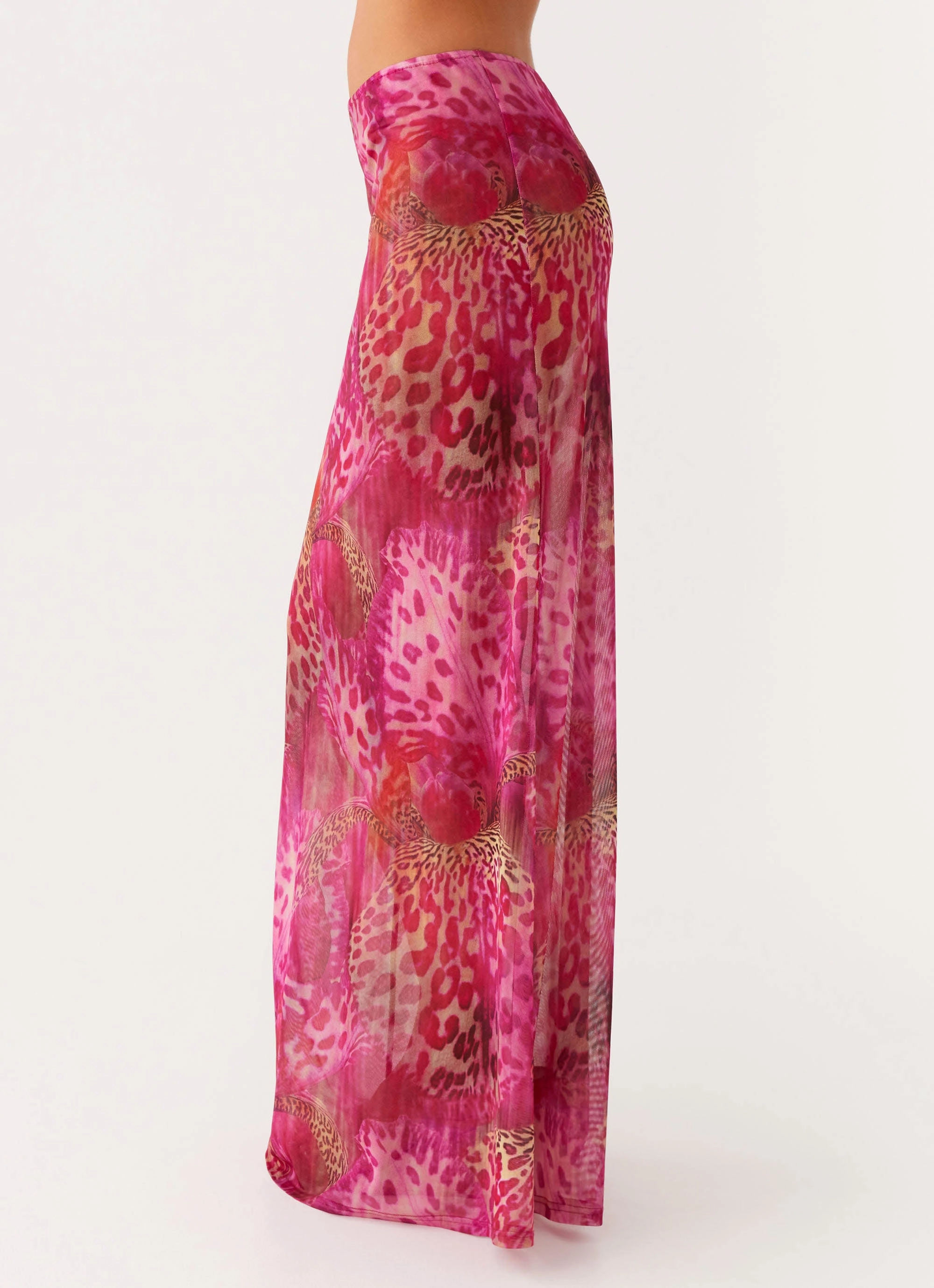 Camellia Maxi Skirt - Lavender Lagoon AntiStaticTreatment