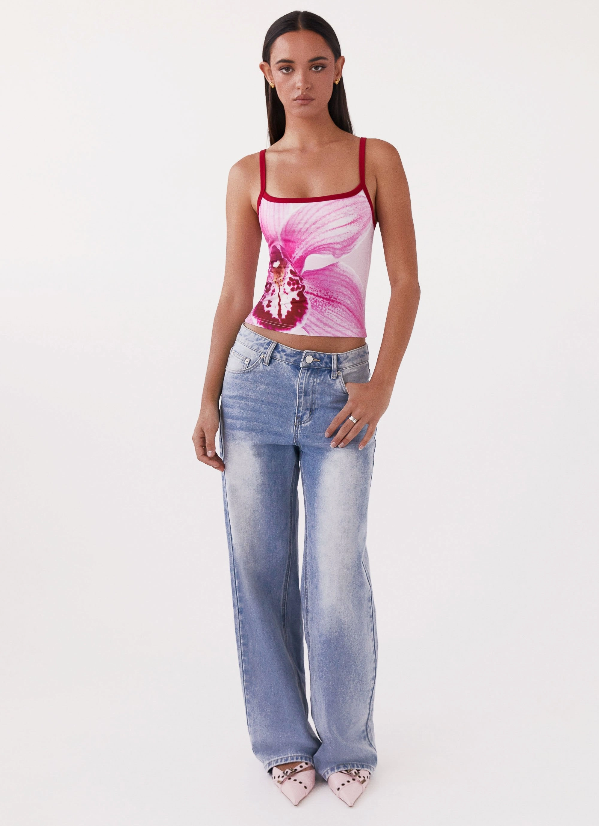 Eternal Sunshine Tank Top - Pink Peony Cozy Fit