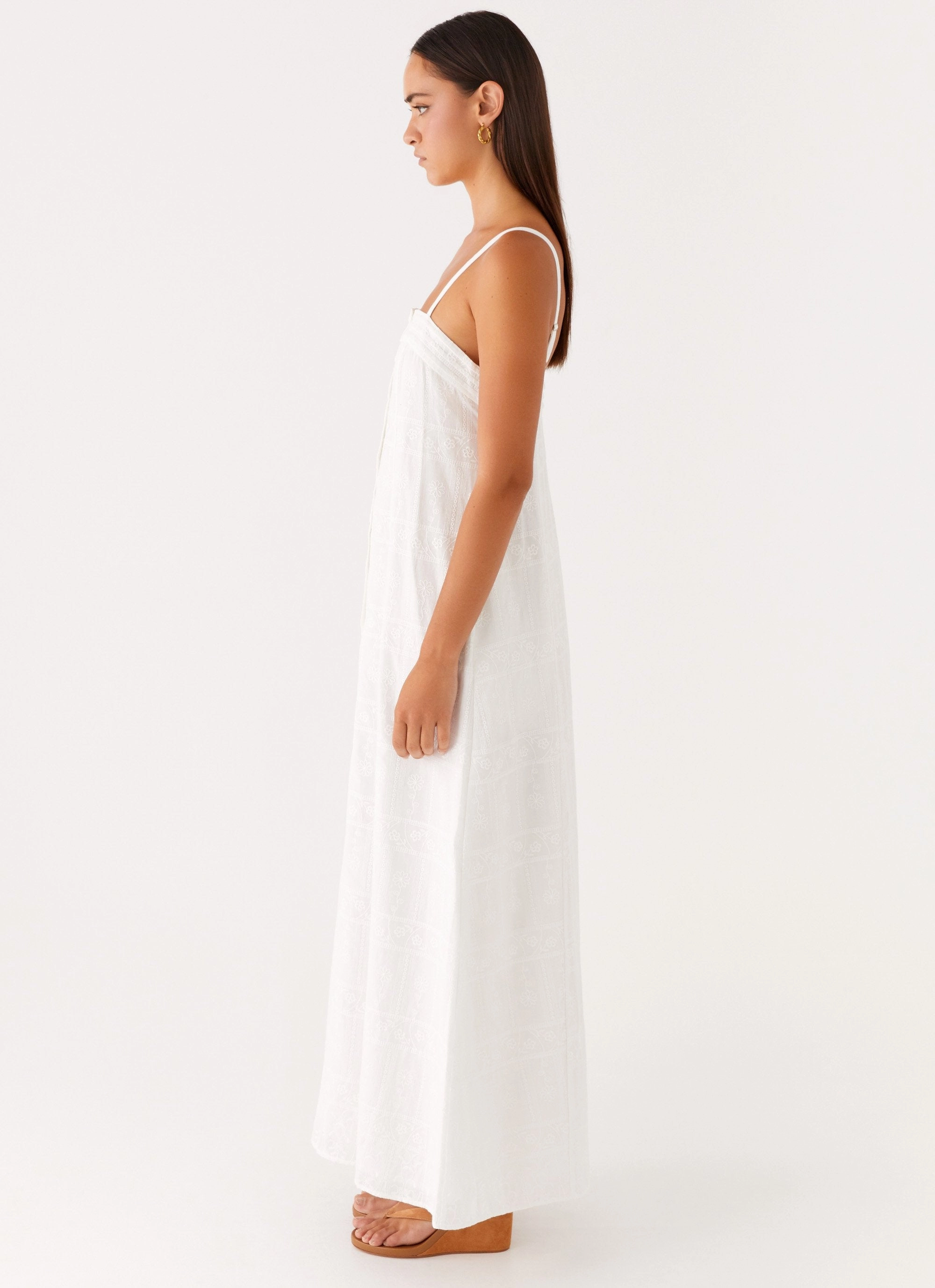 Sleek Wear Cole Maxi Dress - White