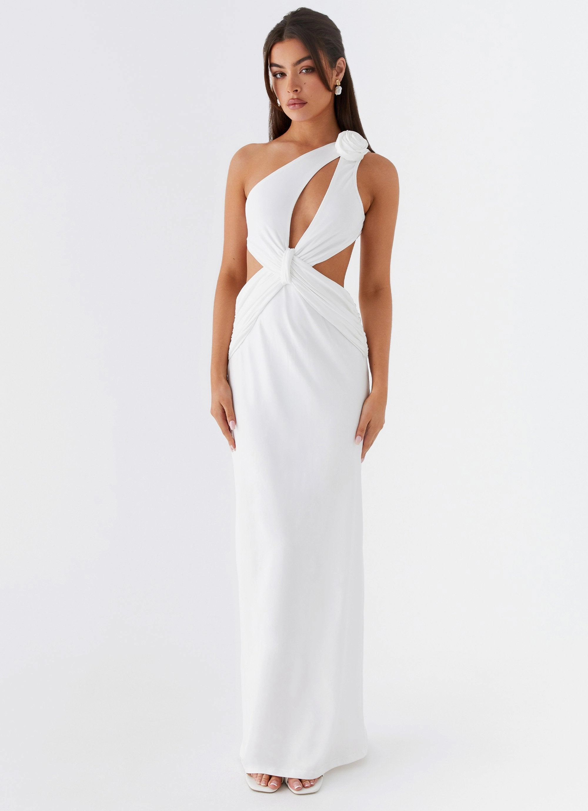 Body Flow Lovesome Rosa Maxi Dress - White
