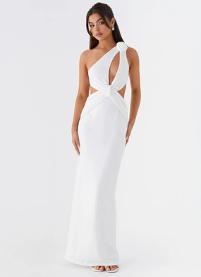 Lovesome Rosa Maxi Dress - White Dreamy Look Night wear