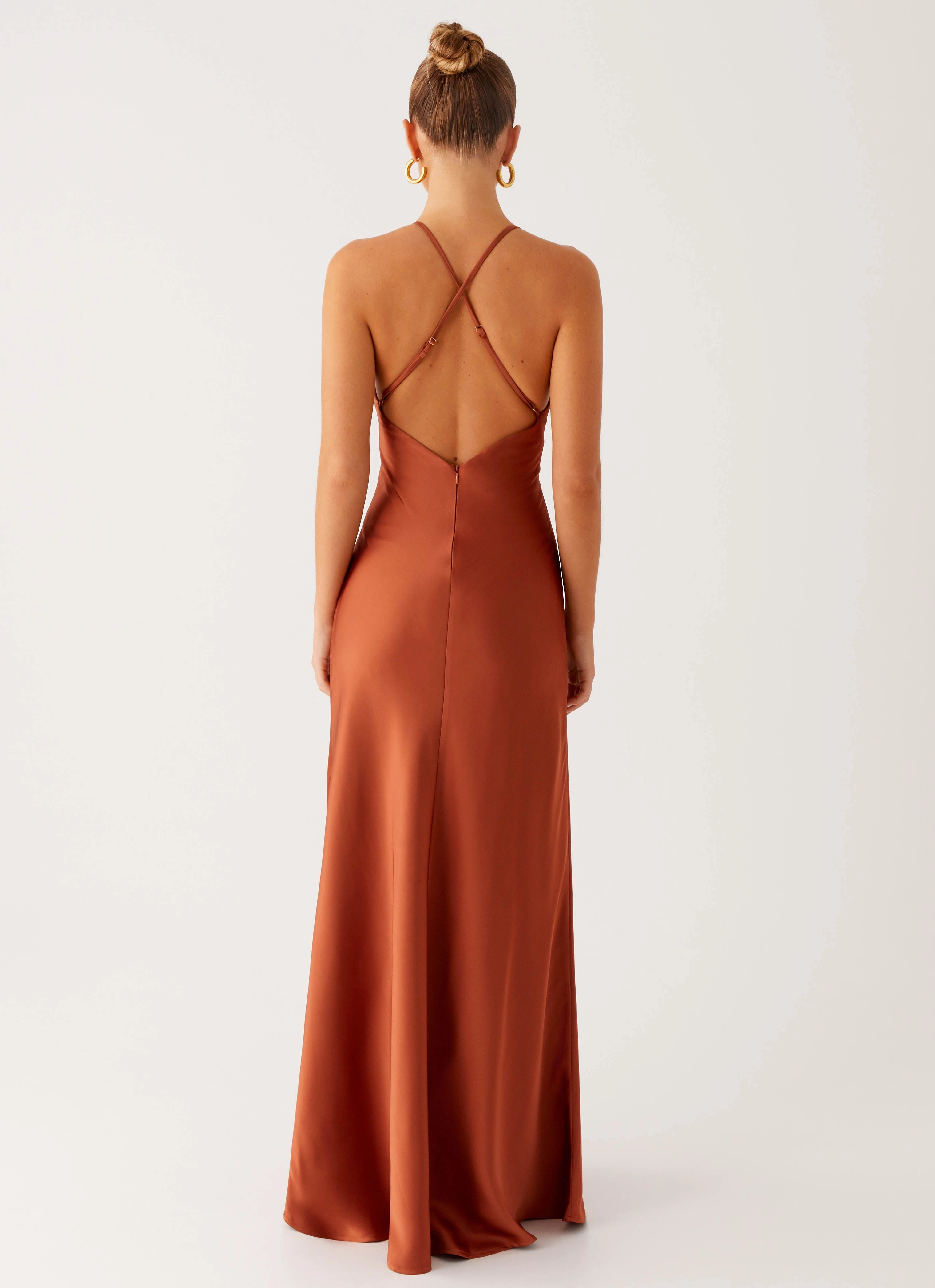 Music-Concert Sundowner Maxi Dress - Rust