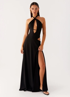 Stylish Comfort Turner Maxi Dress - Black