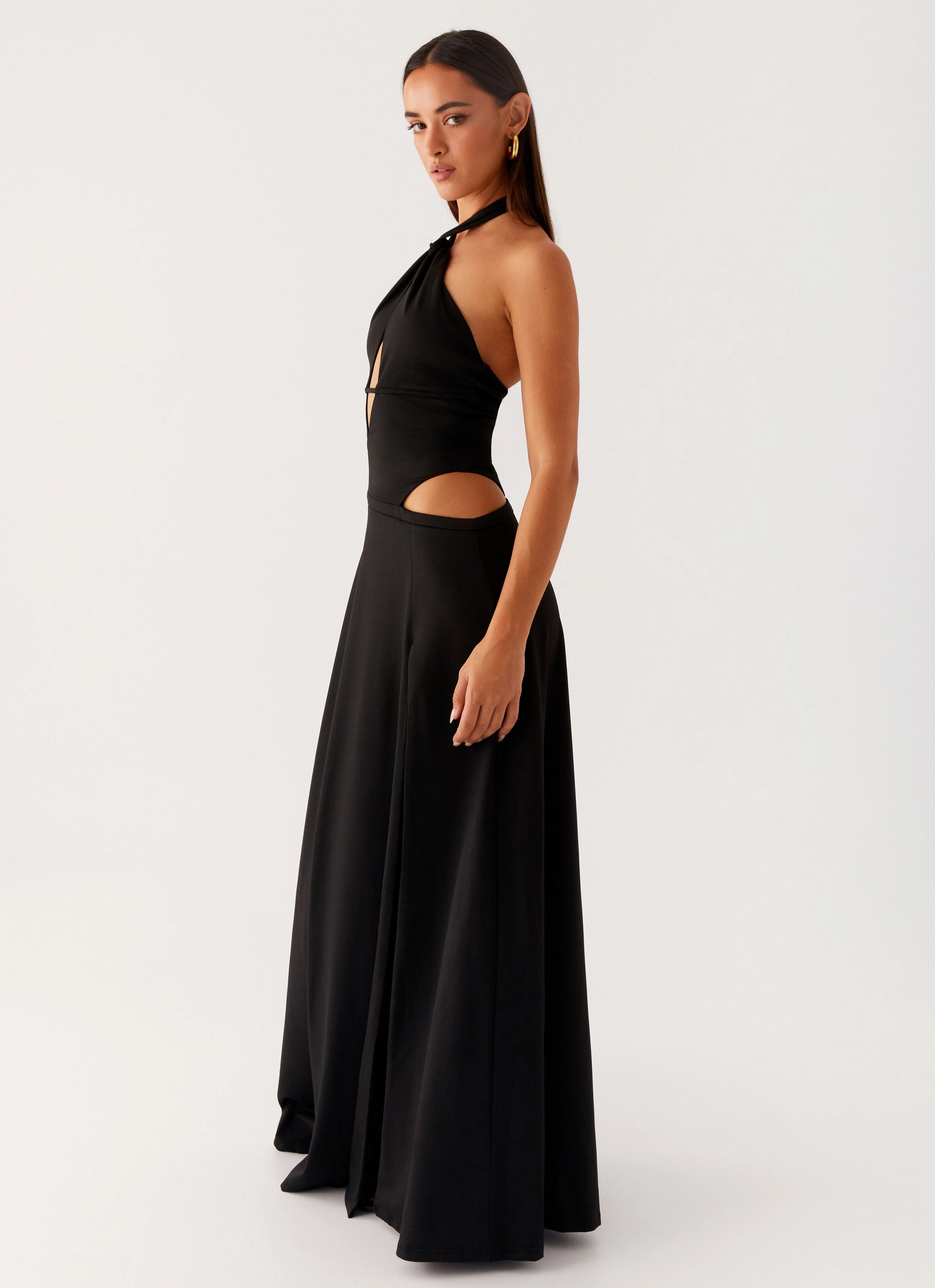Anti-Static-Finish Turner Maxi Dress - Black
