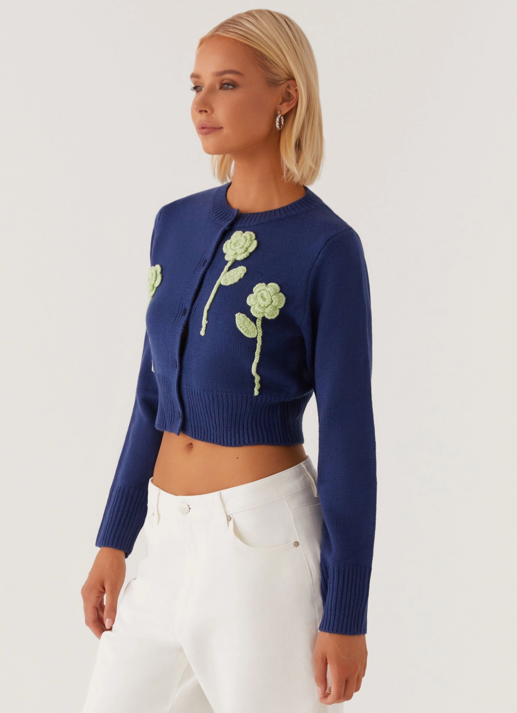 Everest Knit Cardigan - Navy Travel Light Fit Bold Statement