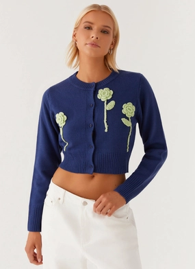 Everest Knit Cardigan - Navy ThermalInsulation abrasion resistant coating