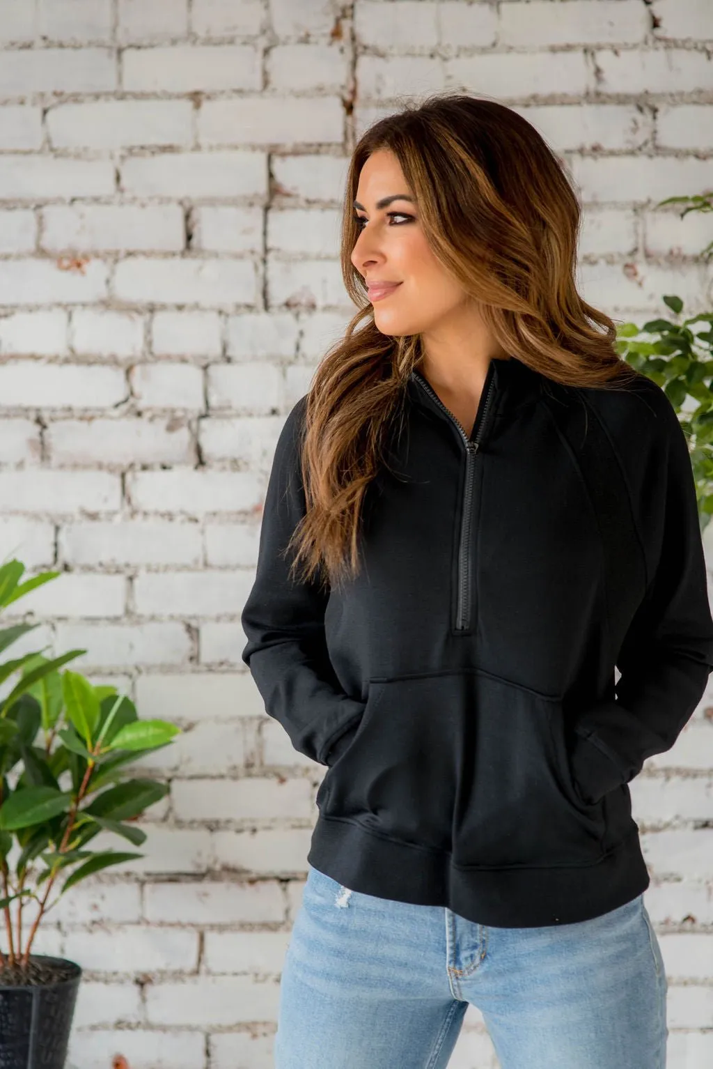Everyday Half Zip Hoodie