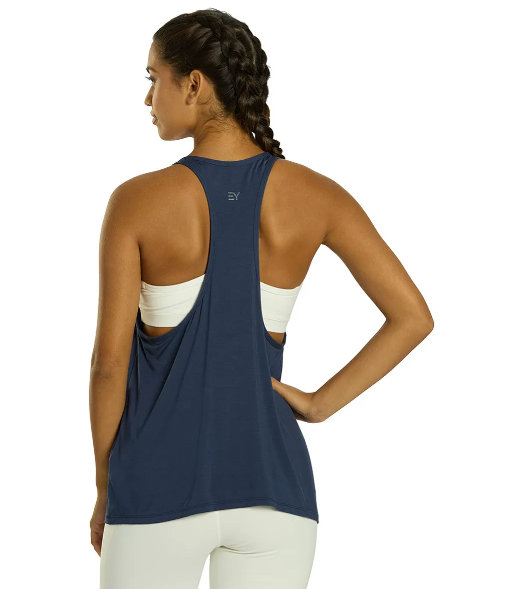 Everyday Yoga Motion Solid Racer Back Layering Tank