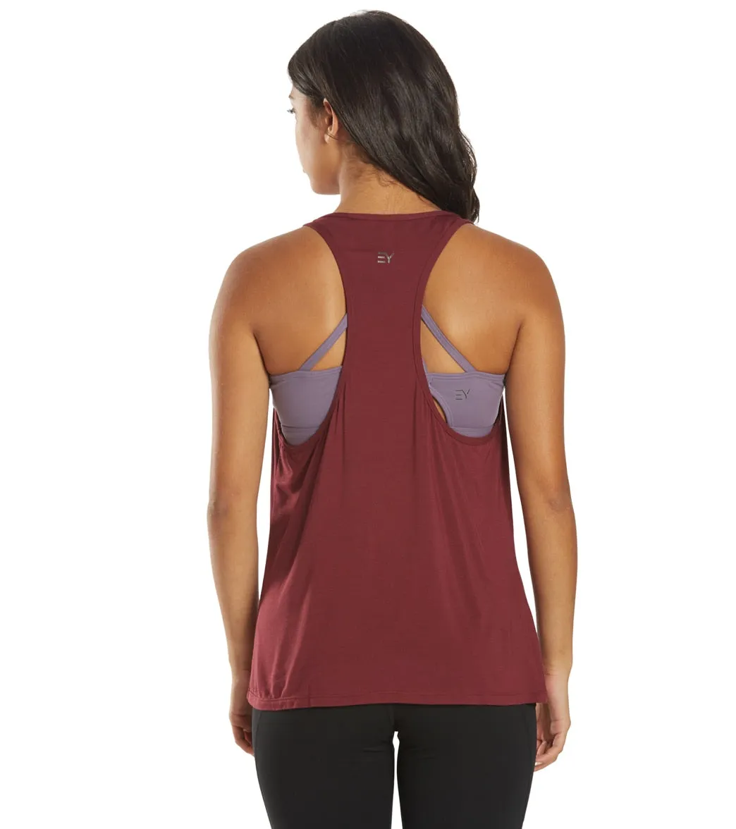 Everyday Yoga Motion Solid Racer Back Layering Tank
