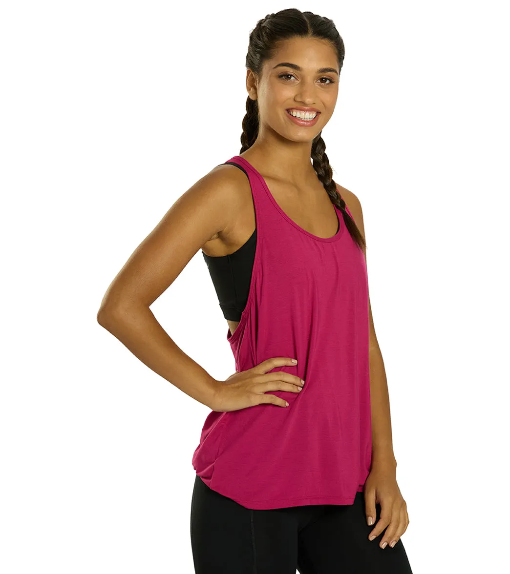 Everyday Yoga Motion Solid Racer Back Layering Tank