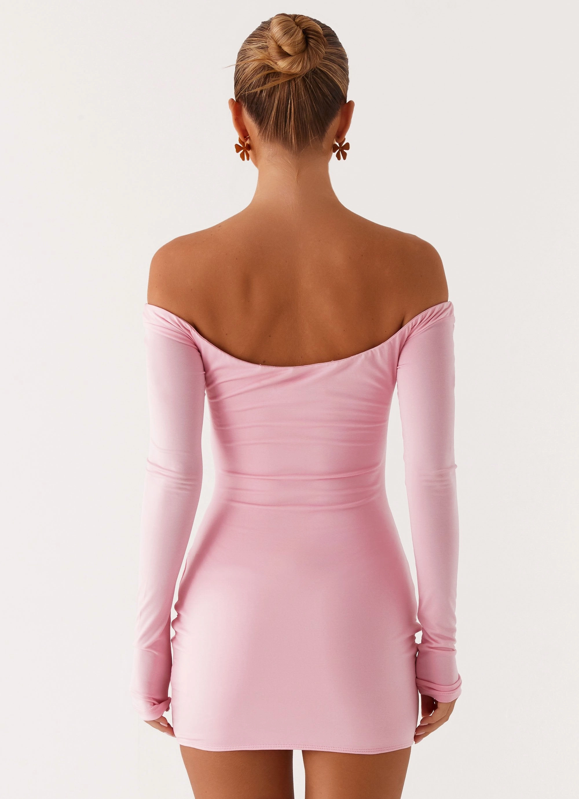 Relaxed Fit Design Timeless office dress Dream Girl Mini Dress - Pink