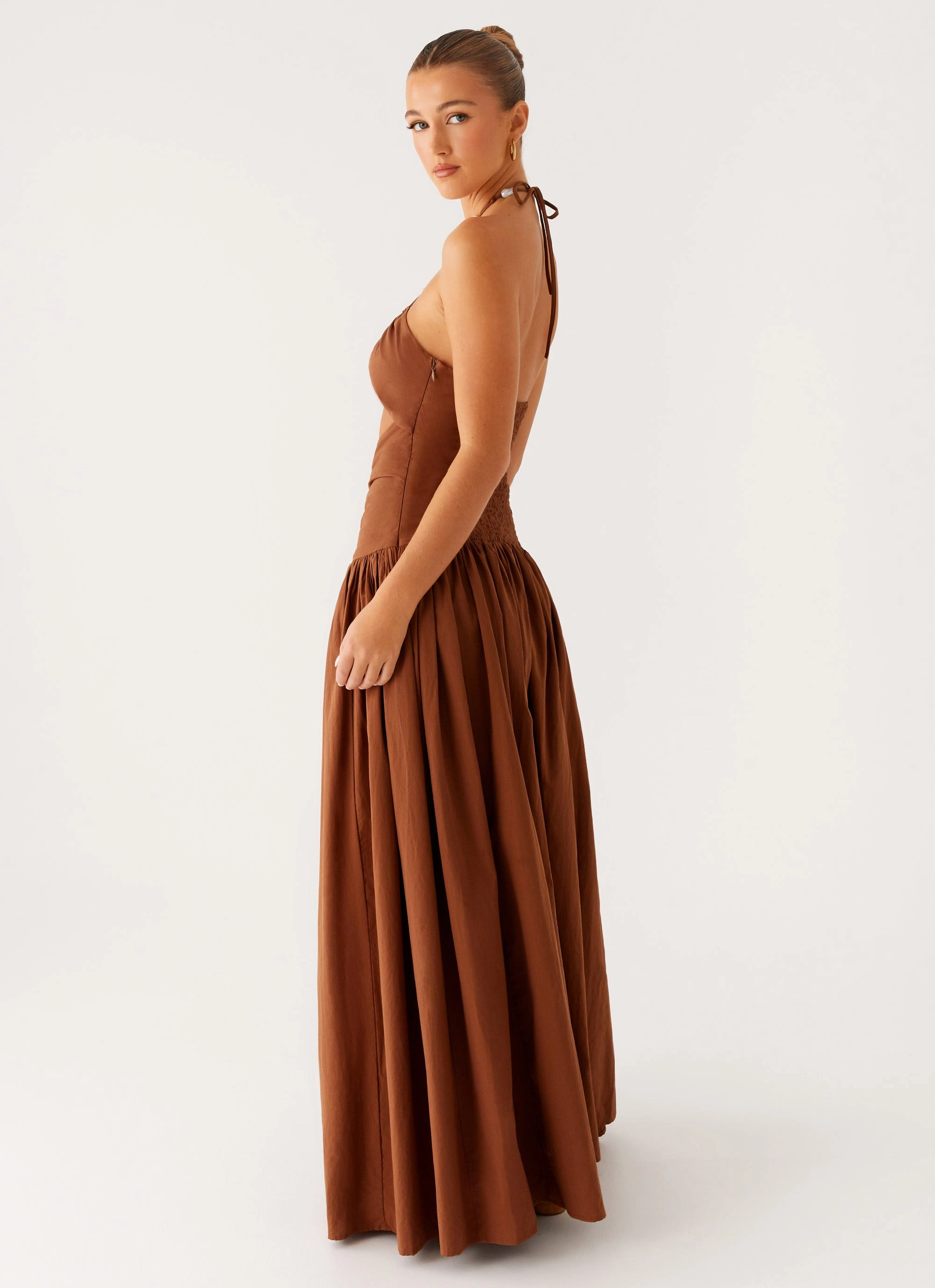 everyday staple Villa Light Paltrow Maxi Dress - Chocolate