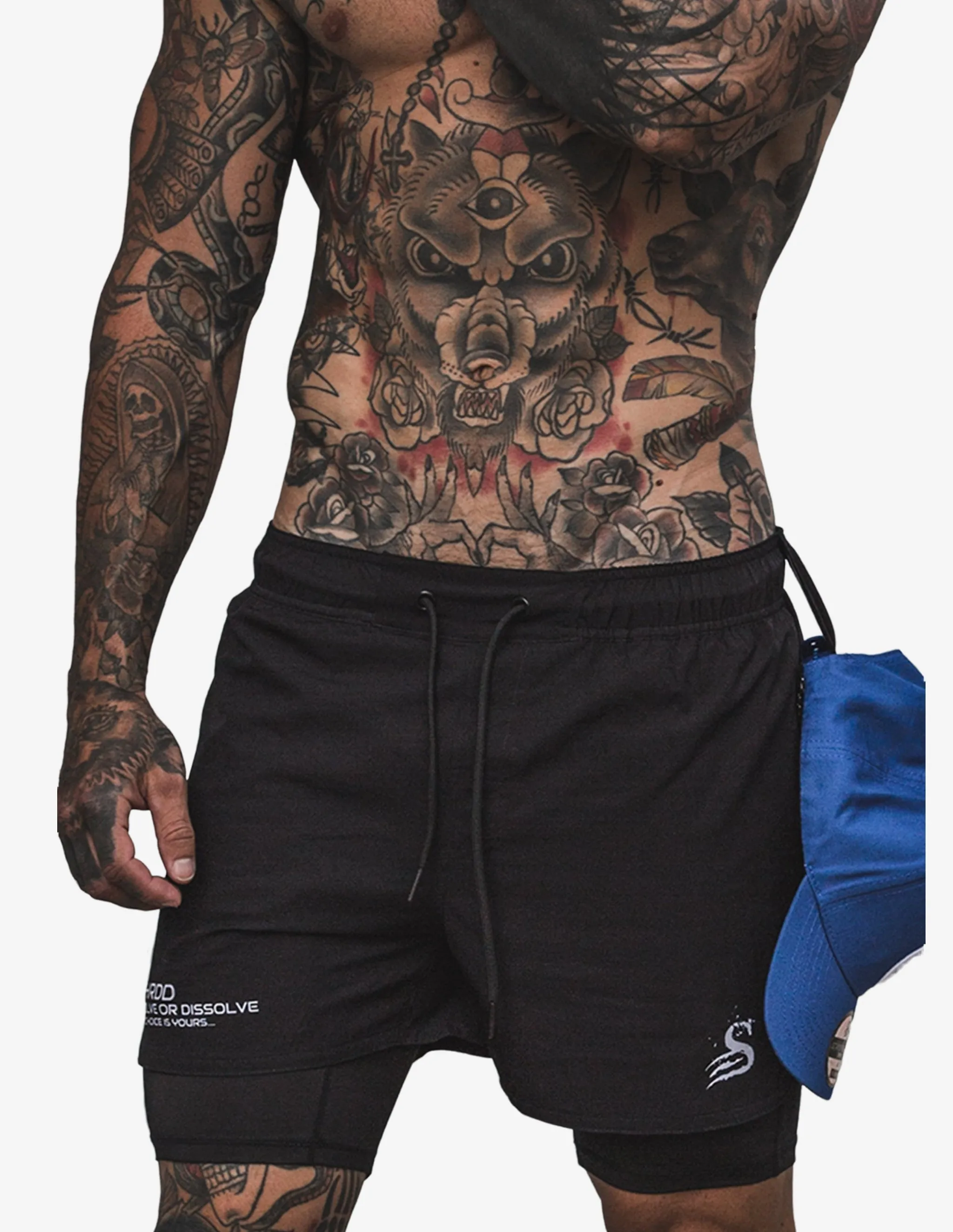 Evolve or Dissolve - 2 in 1 Active Shorts
