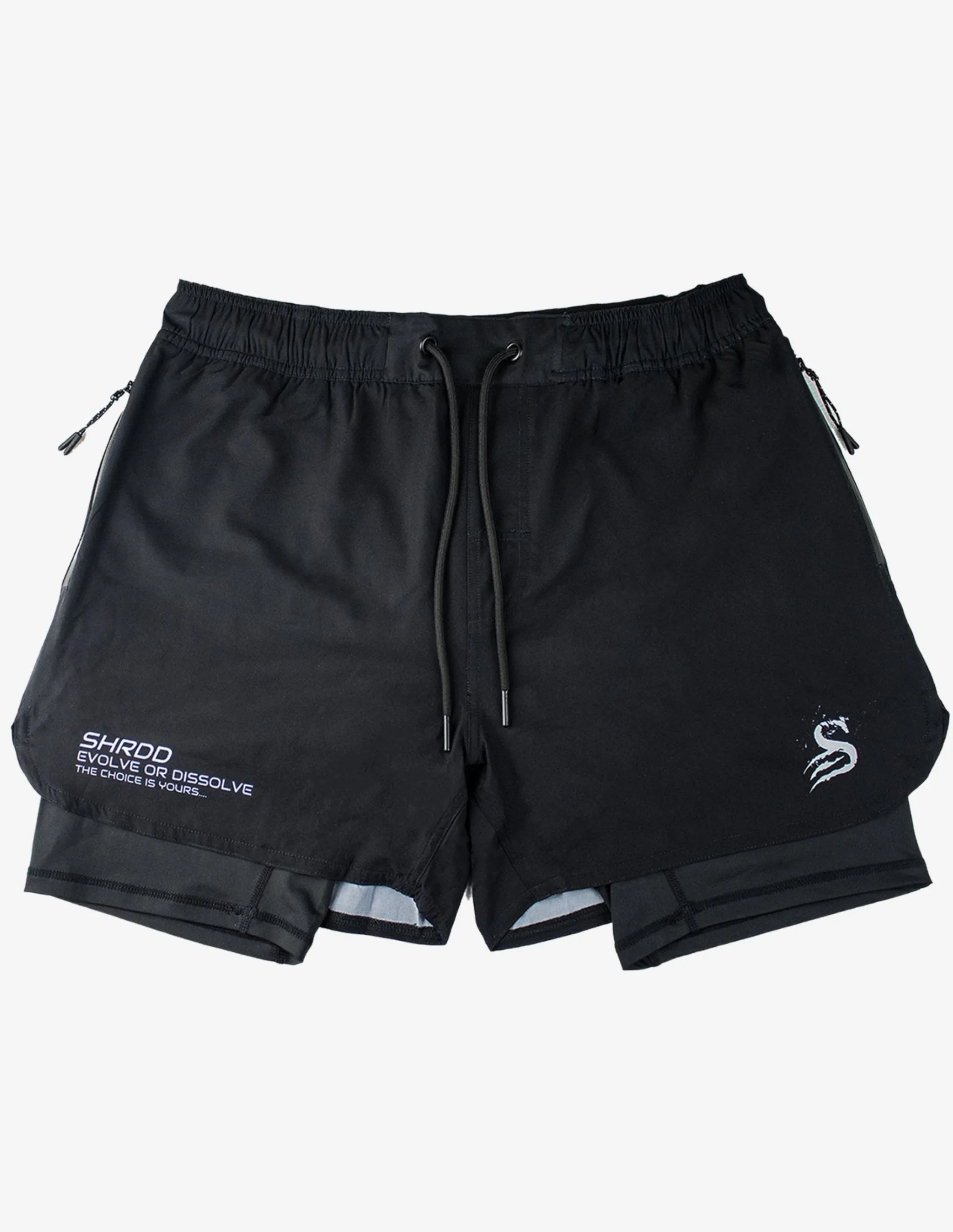 Evolve or Dissolve - 2 in 1 Active Shorts