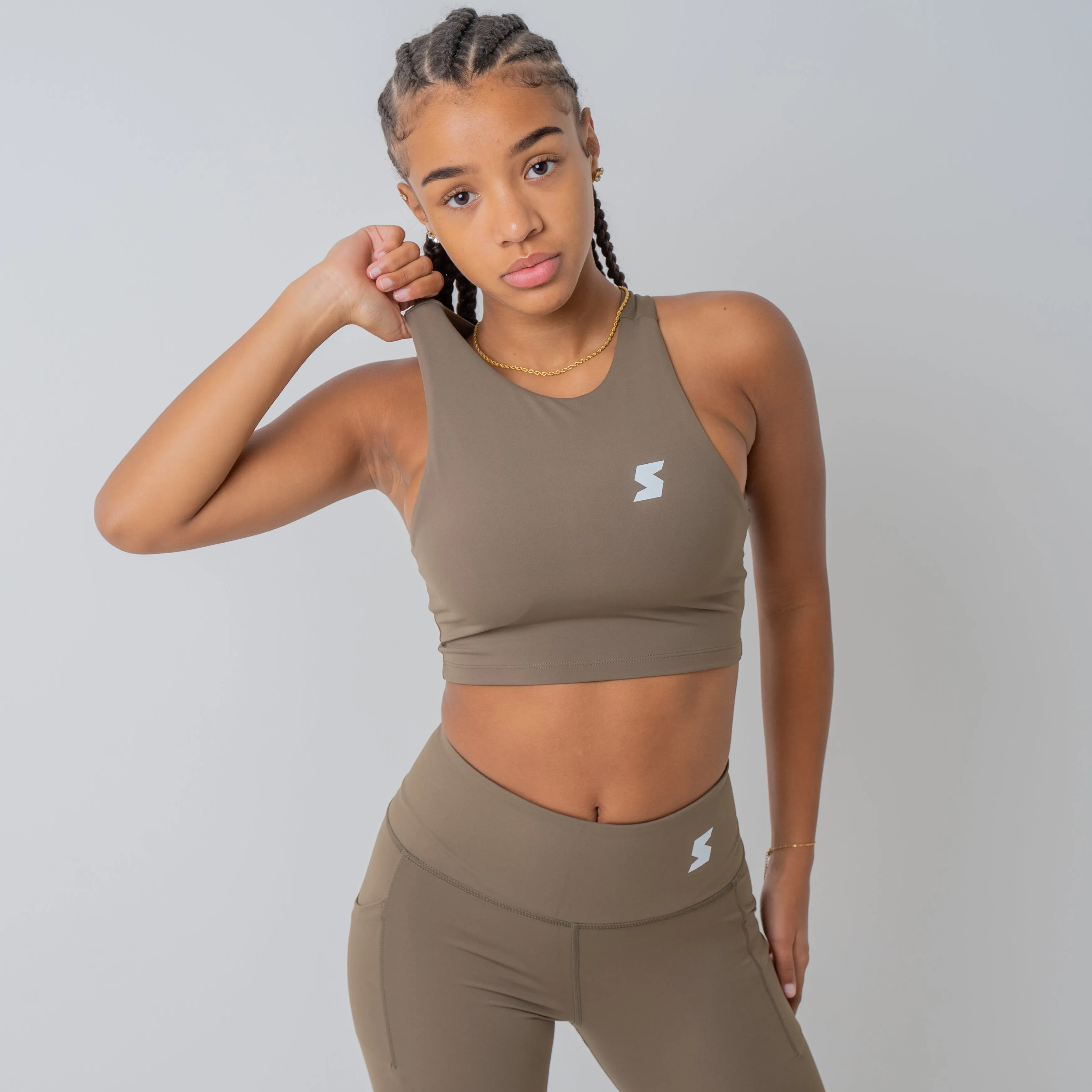 Exultant Sports Bra Rosemary Green