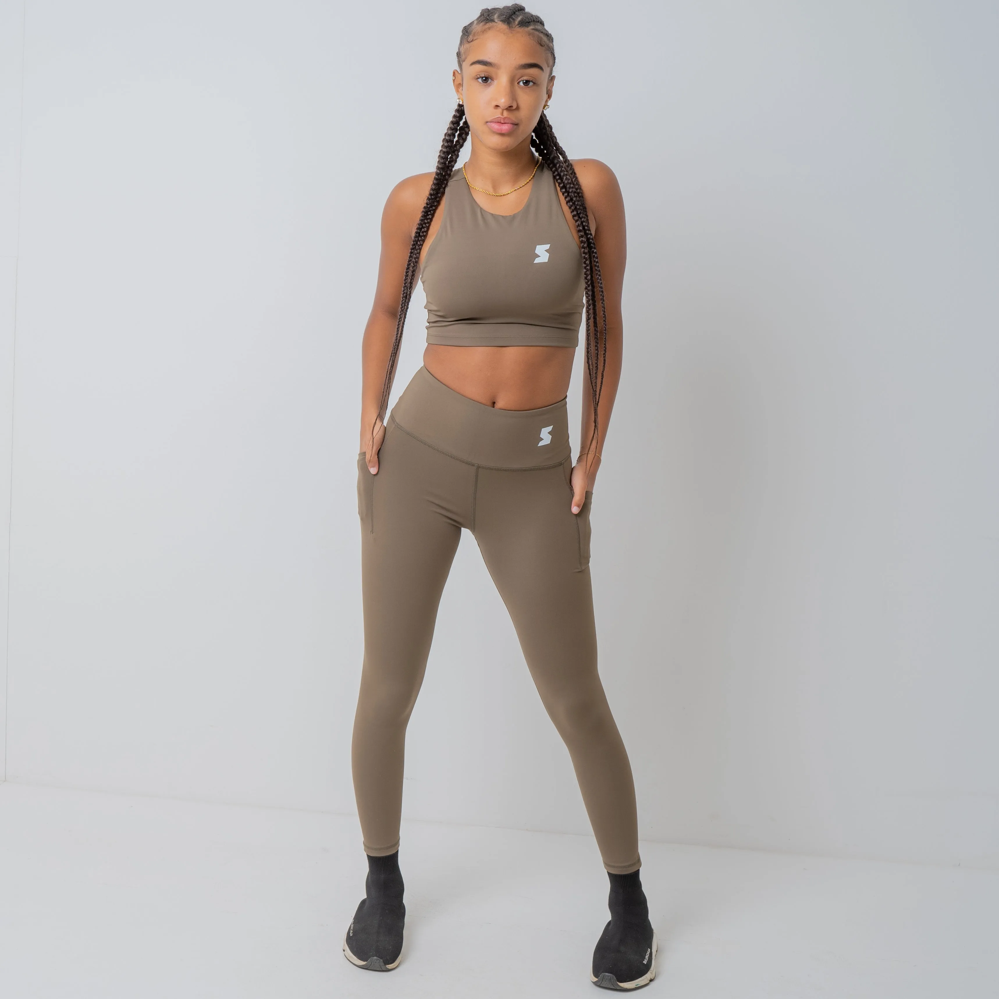 Exultant Sports Bra Rosemary Green