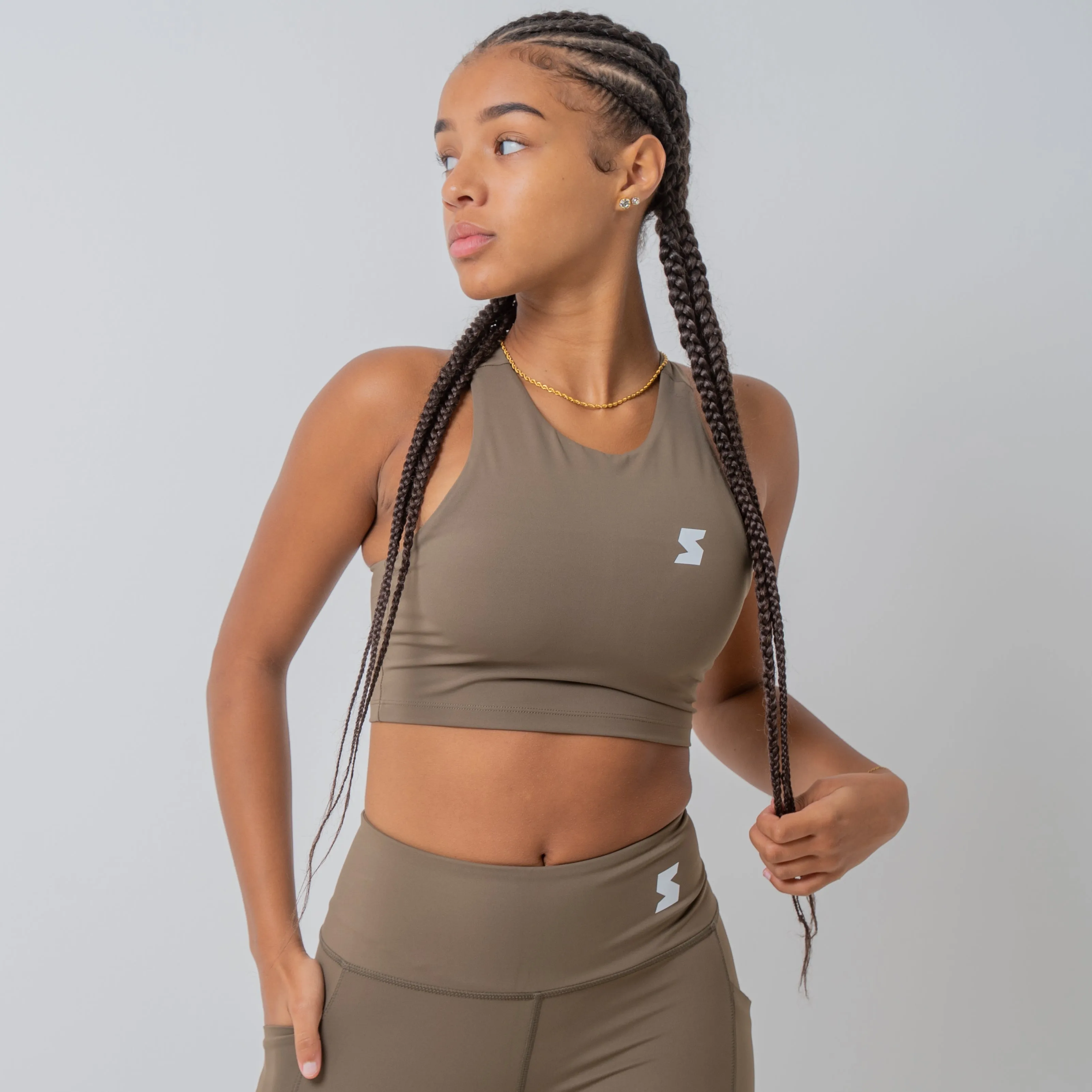 Exultant Sports Bra Rosemary Green