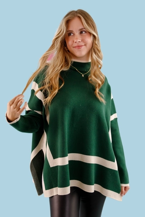 A Serious Game Sweater-Hunter Green Odor Neutralizing Technology LoopwheelFabric