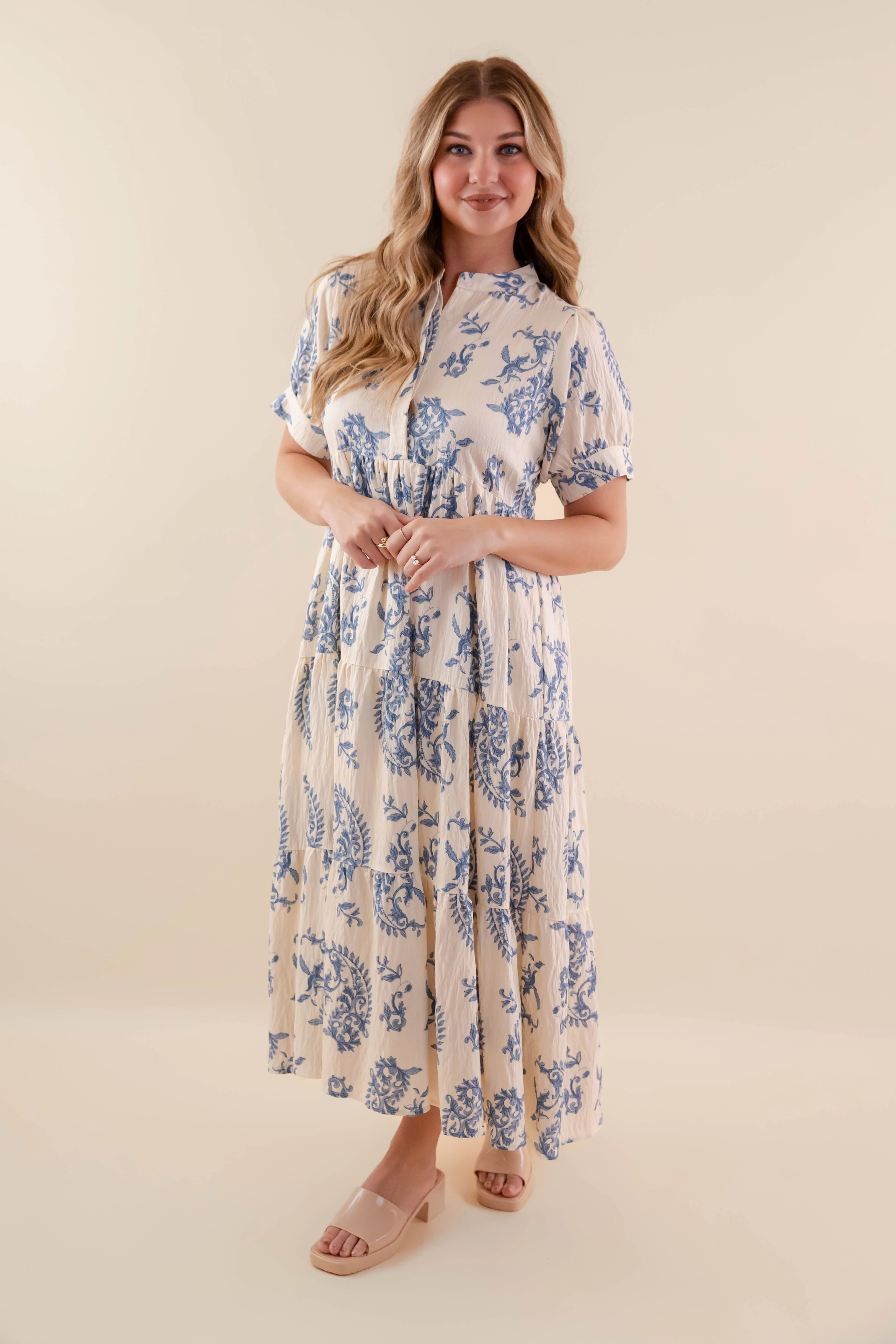 RESTOCK: Waves Of Life Midi Dress Elegant evening wear Chill Lines