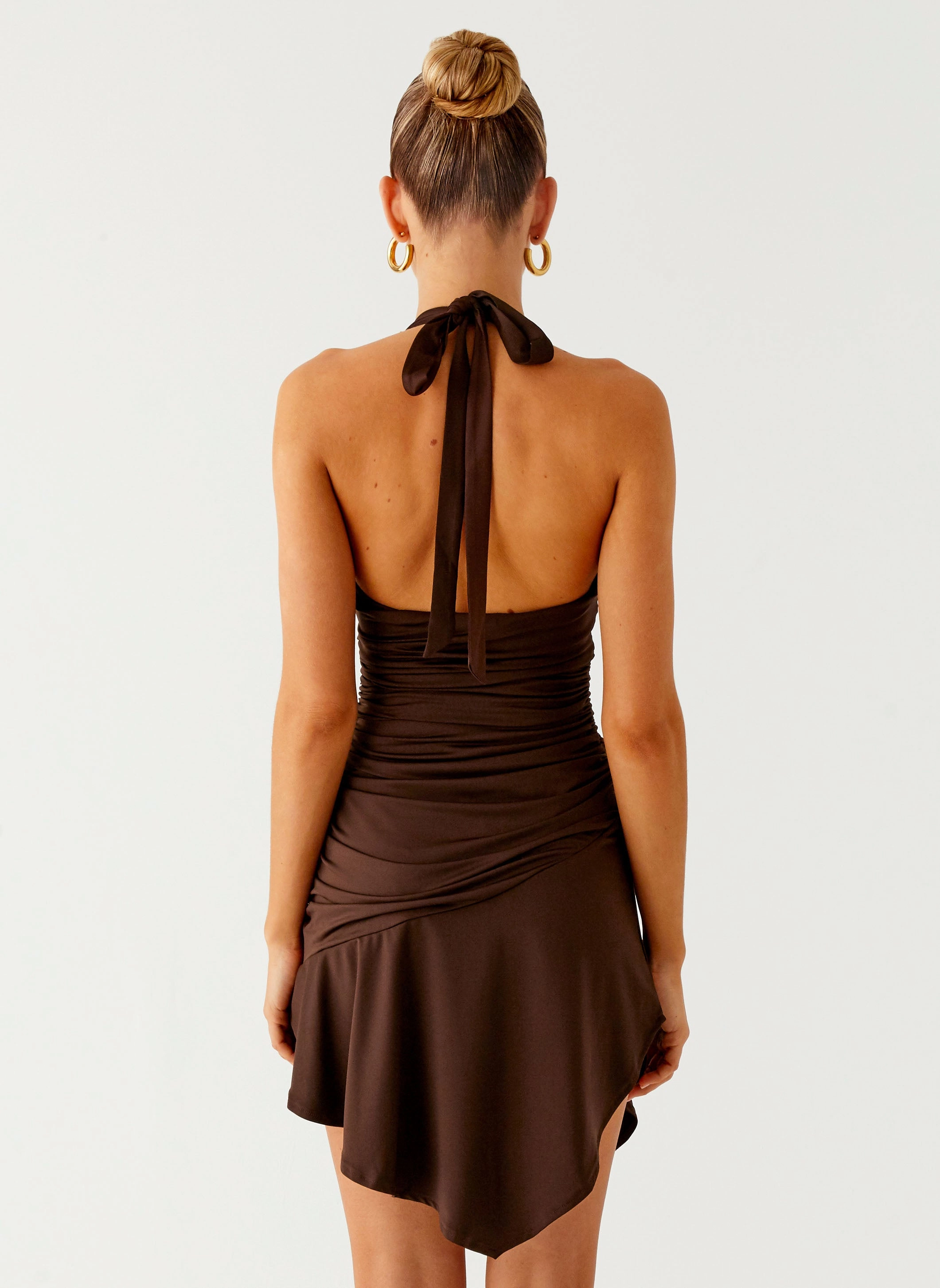 Colt Mini Dress - Chocolate All-Season Comfort